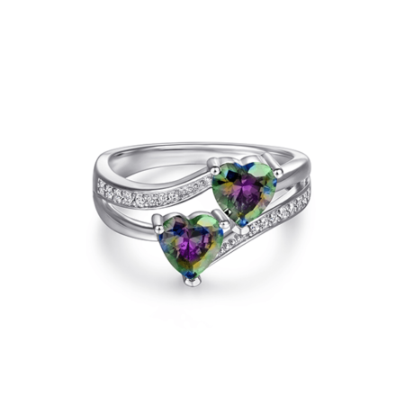 Gemini engagement ring